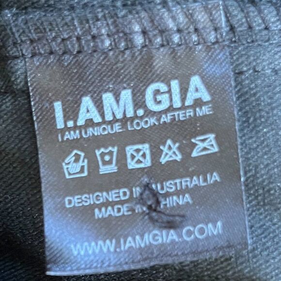 I.AM.GIA. Black High Waisted Trousers Jogger Pants   Women's Size Small - Picture 4 of 10